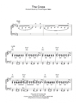 page one of The Cross (Piano, Vocal & Guitar Chords)