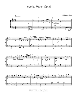 page one of Imperial March Op. 32 (Easy Piano)
