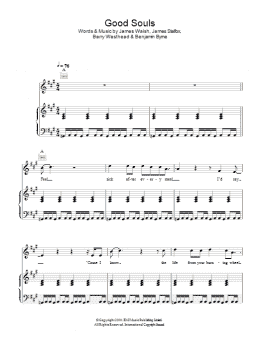 page one of Good Souls (Piano, Vocal & Guitar Chords)