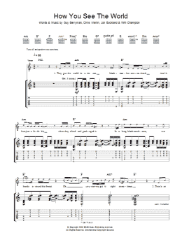 page one of How You See The World (Guitar Tab)