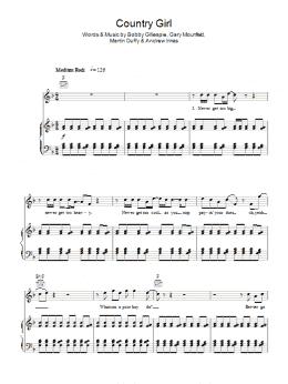 page one of Country Girl (Piano, Vocal & Guitar Chords)