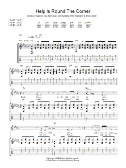 page one of Help Is Round The Corner (Guitar Tab)