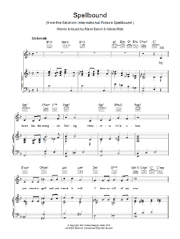page one of Spellbound (Piano, Vocal & Guitar Chords)