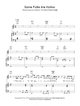 page one of Some Folks Are Hollow (Piano, Vocal & Guitar Chords)