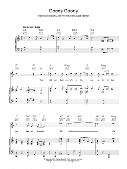 page one of Goody Goody (Piano, Vocal & Guitar Chords)