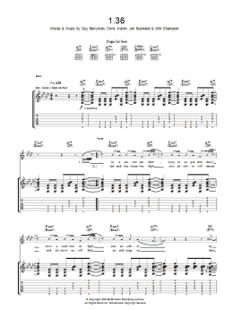 page one of 1.36 (Guitar Tab)