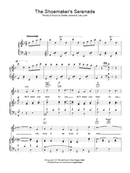 page one of The Shoemaker's Serenade (Piano, Vocal & Guitar Chords)