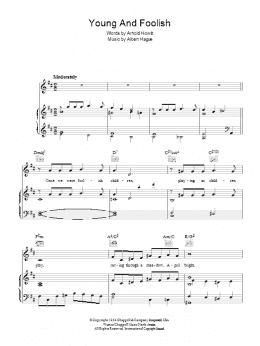 page one of Young And Foolish (Piano, Vocal & Guitar Chords)