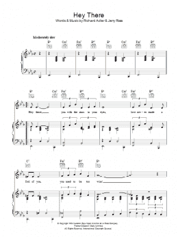 page one of Hey There (Piano, Vocal & Guitar Chords)