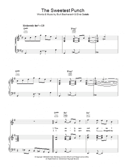 page one of The Sweetest Punch (Piano, Vocal & Guitar Chords)