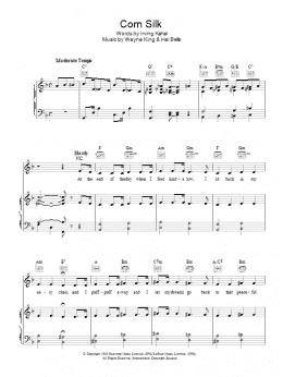 page one of Corn Silk (Piano, Vocal & Guitar Chords)