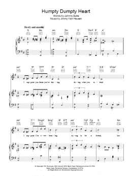 page one of Humpty Dumpty Heart (Piano, Vocal & Guitar Chords)