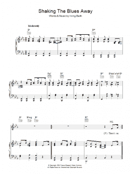 page one of Shaking The Blues Away (Piano, Vocal & Guitar Chords)