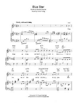 page one of Blue Star (The Medic Theme) (Piano, Vocal & Guitar Chords)