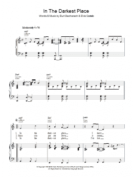 page one of In The Darkest Place (Piano, Vocal & Guitar Chords)