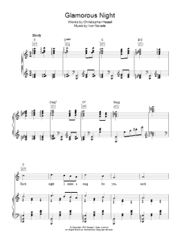 page one of Glamorous Night (Piano, Vocal & Guitar Chords)