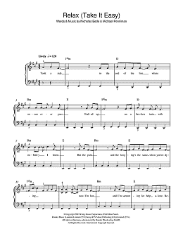 page one of Relax (Take It Easy) (Beginner Piano (Abridged))