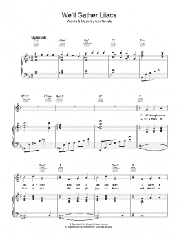 page one of We'll Gather Lilacs (Piano, Vocal & Guitar Chords (Right-Hand Melody))