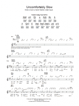 page one of Uncomfortably Slow (Guitar Tab)