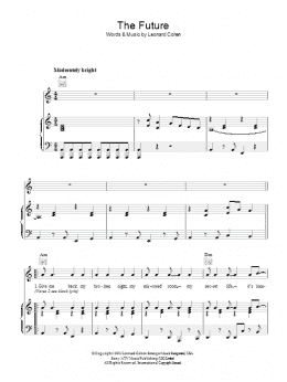 page one of The Future (Piano, Vocal & Guitar Chords)