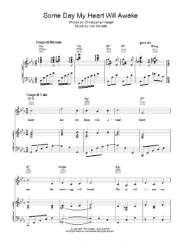 page one of Someday My Heart Will Awake (Piano, Vocal & Guitar Chords)