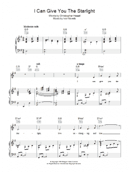 page one of I Can Give You The Starlight (Piano, Vocal & Guitar Chords)