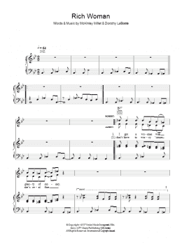 page one of Rich Woman (Piano, Vocal & Guitar Chords)