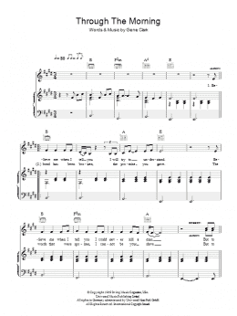 page one of Through The Morning, Through The Night (Piano, Vocal & Guitar Chords)