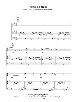 page one of Trampled Rose (Piano, Vocal & Guitar Chords)