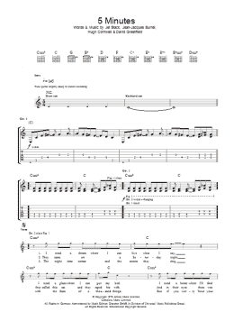 page one of 5 Minutes (Guitar Tab)