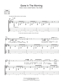 page one of Gone In The Morning (Guitar Tab)