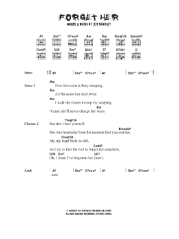 page one of Forget Her (Guitar Chords/Lyrics)