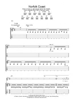 page one of Norfolk Coast (Guitar Tab)