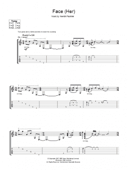 page one of Face (Her) (Guitar Tab)