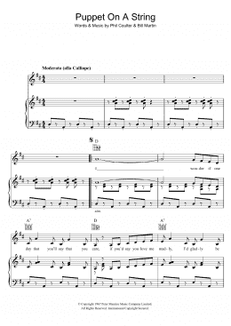 page one of Puppet On A String (Piano, Vocal & Guitar Chords)