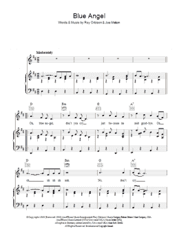 page one of Blue Angel (Piano, Vocal & Guitar Chords)