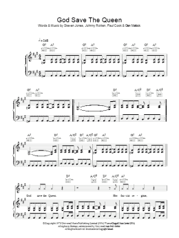 page one of God Save The Queen (Piano, Vocal & Guitar Chords)
