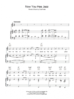 page one of Now You Has Jazz (Piano, Vocal & Guitar Chords)