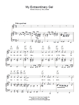 page one of My Extraordinary Gal (Piano, Vocal & Guitar Chords)