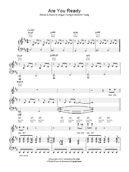 page one of Are You Ready (Piano, Vocal & Guitar Chords)