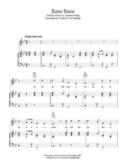 page one of Sucu Sucu (Piano, Vocal & Guitar Chords)