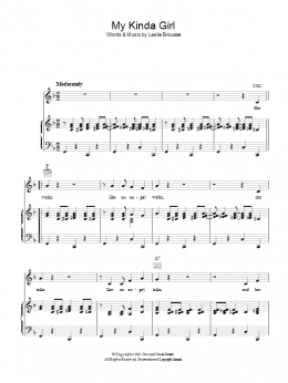 page one of My Kind Of Girl (Piano, Vocal & Guitar Chords)