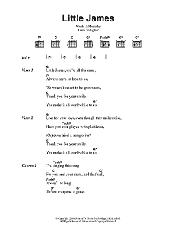 page one of Little James (Guitar Chords/Lyrics)