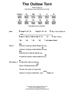 page one of The Outlaw Torn (Guitar Chords/Lyrics)