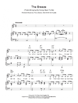 page one of The Breeze (That's Bringing My Honey Back To Me) (Piano, Vocal & Guitar Chords)