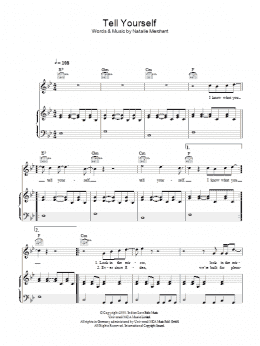 page one of Tell Yourself (Piano, Vocal & Guitar Chords)