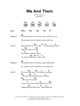 page one of We And Them (Guitar Chords/Lyrics)