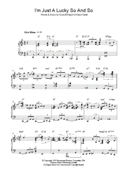 page one of I'm Just A Lucky So And So (Piano Solo)