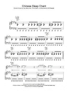 page one of Chinese Sleep Chant (Piano, Vocal & Guitar Chords)