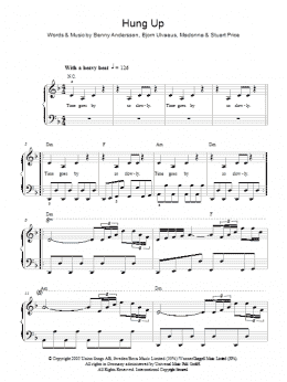page one of Hung Up (Easy Piano)
